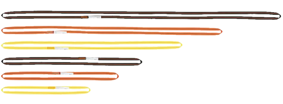 Bandschlingen div. Größen. Bandschlingen div. Größen.